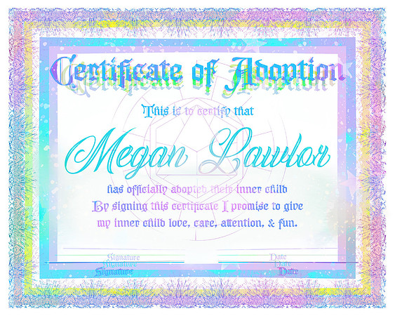ADOPTION CERTIFICATE