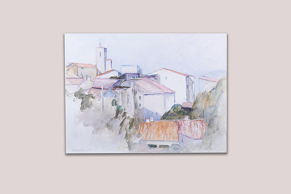 France - oil on paper (30x23)