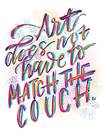 anti-couch art