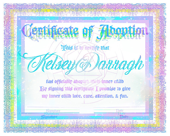 ADOPTION CERTIFICATE
