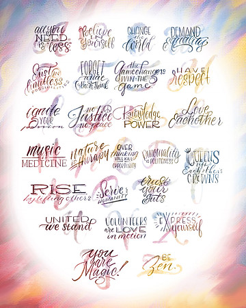 alphabet of reminders